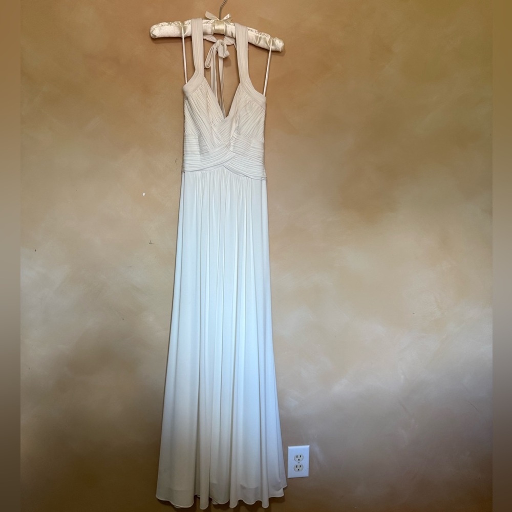 Elegant White Evening Gown
